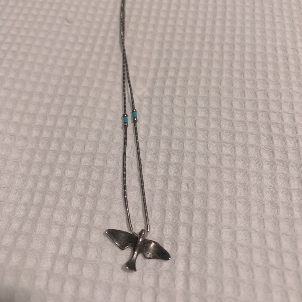 Silver Bird Necklace